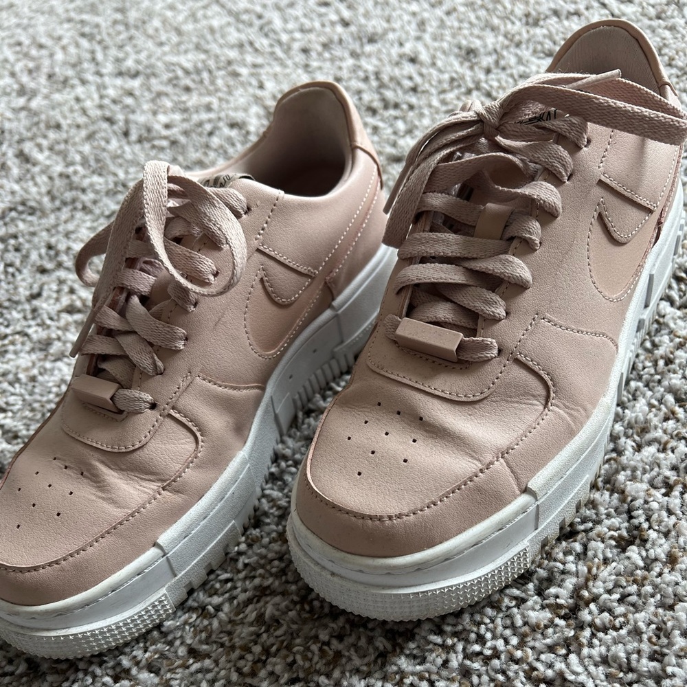 Nike Air Force cream